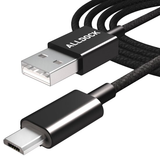 ALLDOCK Micro-USB charging cable, 160 cm