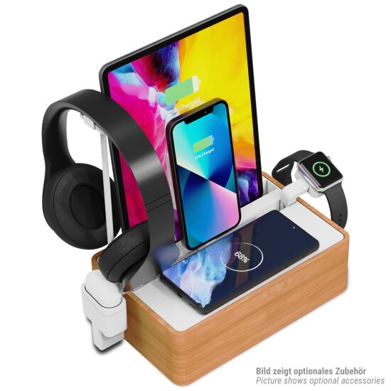 ALLDOCK Pro Bambus  4-Port Qi Ladestation 90W kaufen