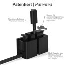 ALLDOCK Click-Adapter USB-C zu Lightning - 160cm Kabellänge