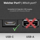 ALLDOCK Watch Mount mit Ladegerät USB-C, Schwarz