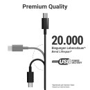 ALLDOCK USB-C zu USB-C Ladekabel, 35cm