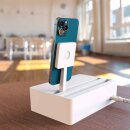 ALLDOCK Magnetic Mount mit Magsafe-Ladegerät Weiß