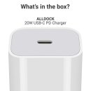 ALLDOCK 20W PD USB-C Ladegerät