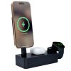ALLDOCK Smartboost 3-in-1 Ladestation - Kabelloses MagSafe Ladegerät für iPhone, Watch & AirPods - 35W Schnellladestation