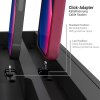 ALLDOCK Pro Max Walnuss - 6-Port USB-C Design Ladestation 160W - 2 Qi-Ladeflächen für bis zu 7 Geräte - Made in Germany